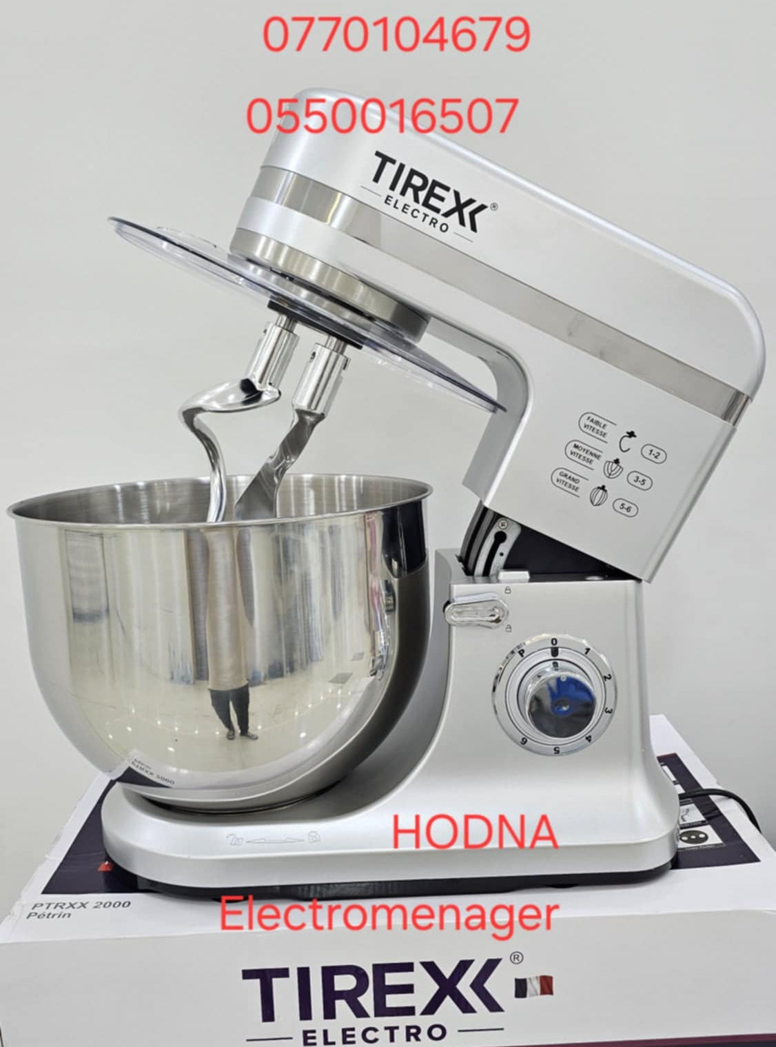 Pétrin TIREX 12 litre