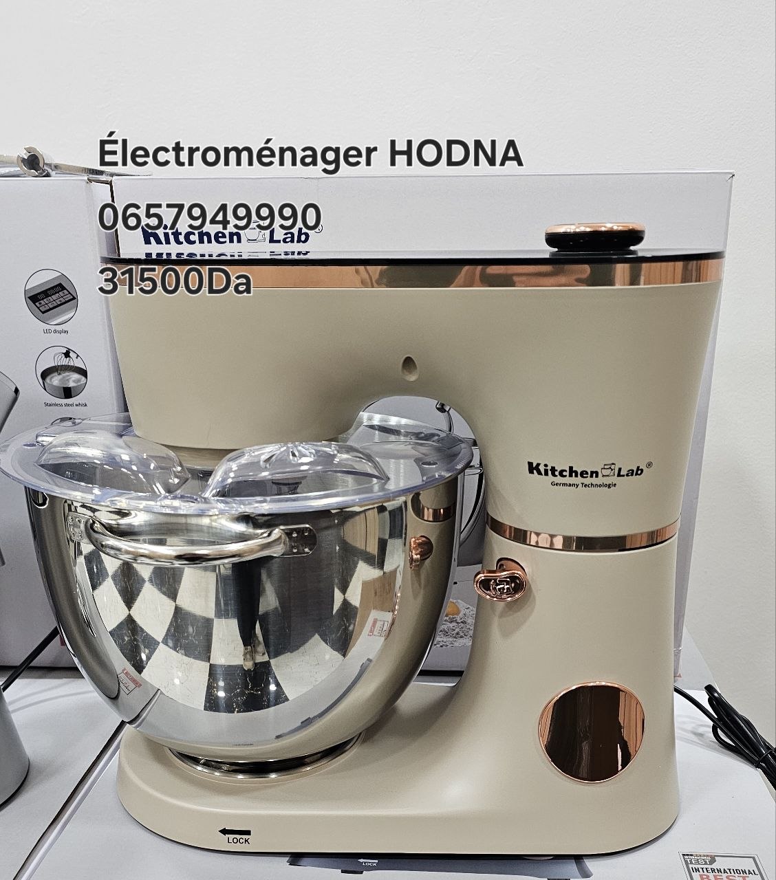pétrin 8 litre kitchen lab digital