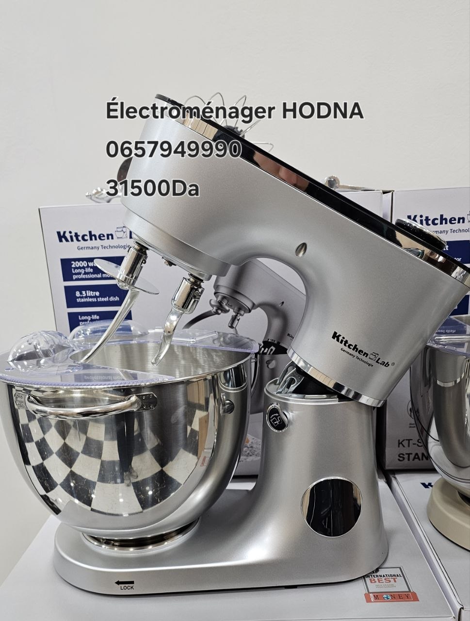 pétrin 8 litre kitchen lab digital