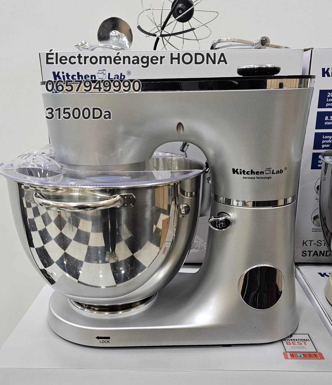 pétrin 8 litre kitchen lab digital